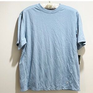 REEL LEGENDS Men’s Blue BAM BAM WEAVE Short Sleeve Bamboo Fabric Shirt Medium